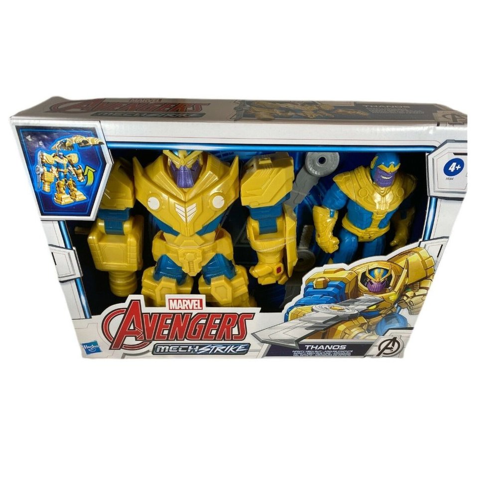 Brand New Marvel Avengers Mech Strike Thanos Ultimate Figure W/ Infinity Suit